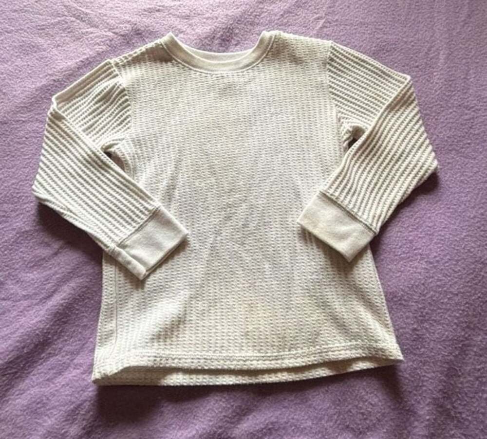 Garanimals Toddler Long Sleeve Waffle Knit Thermal Shirt, Size 5T